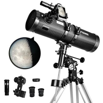 Telescope 130EQ Newtonian Reflector Telescopes for Adults - Professional Astronomy Gadgets